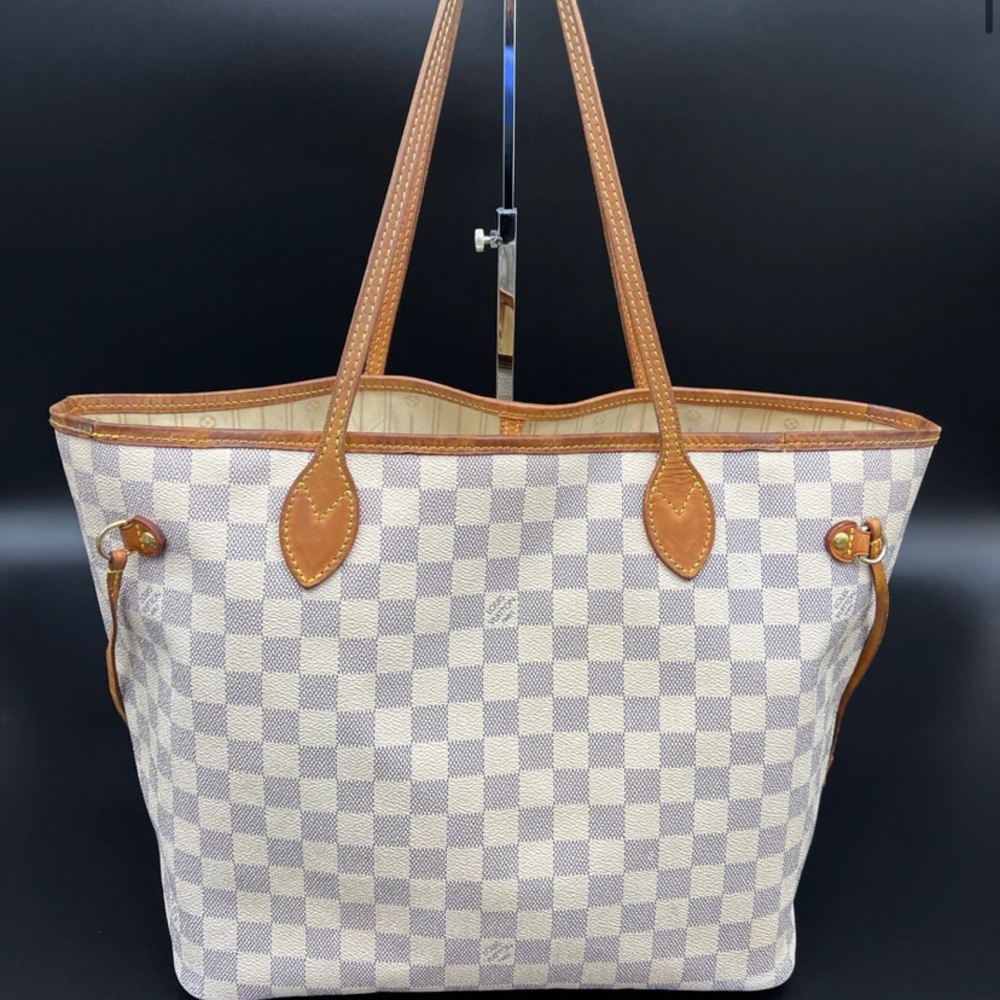 Louis Vuitton Neverfull MM - Azur Damier